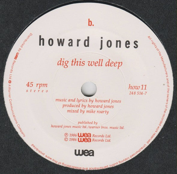 Howard Jones : You Know I Love You ... Don't You? (7", Single)