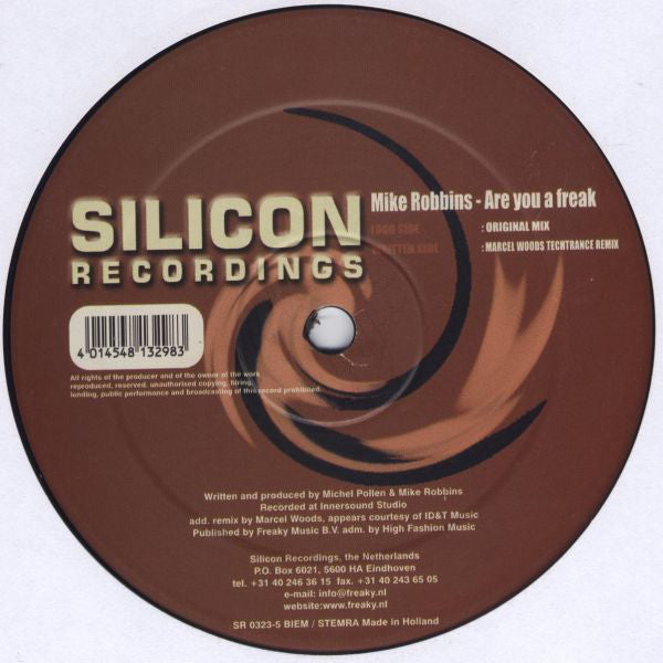 Mike Robbins : Are You A Freak (12")