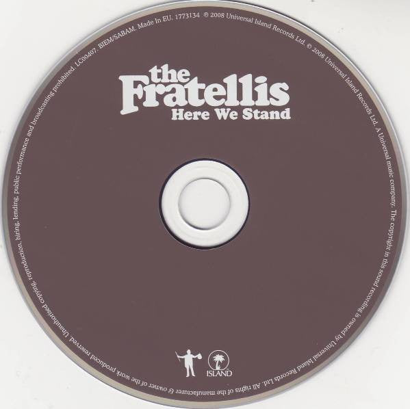 The Fratellis : Here We Stand (CD, Album, Sup)