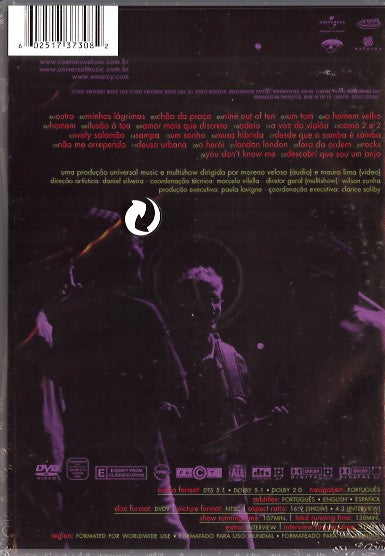 Caetano Veloso : Multishow Ao Vivo: Cê (DVD-V, NTSC)