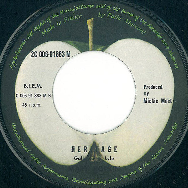 Mary Hopkin : Think About Your Children (7", Single)