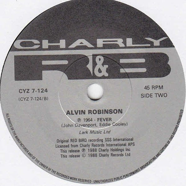 Aaron Neville / Alvin Robinson : Tell It Like It Is / Fever (7")