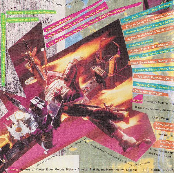 Living Colour : Time's Up (CD, Album)