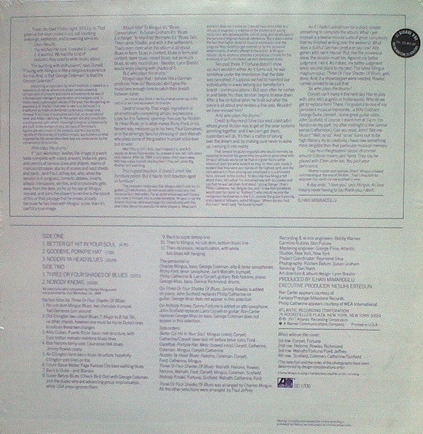 Charles Mingus : Three Or Four Shades Of Blues (LP, Album, PR )
