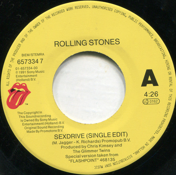 RollingStones* : Sexdrive (7", Single)