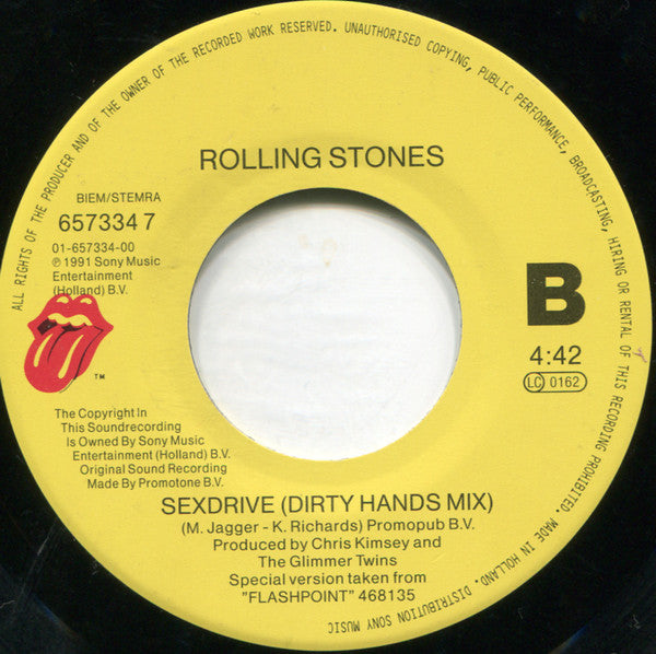 RollingStones* : Sexdrive (7", Single)