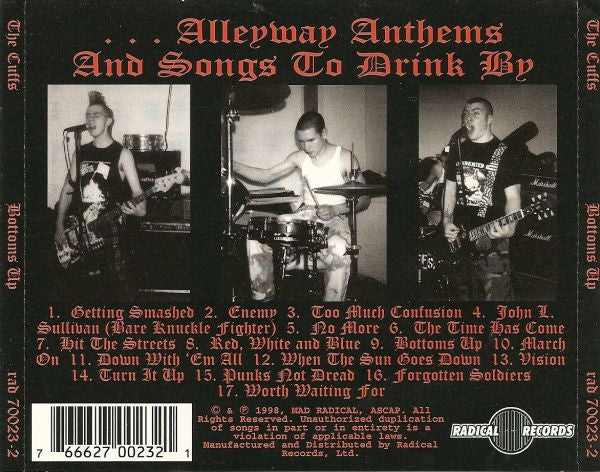 The Cuffs : Bottoms Up (CD, Album)