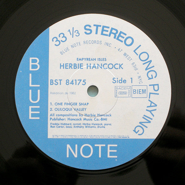 Herbie Hancock : Empyrean Isles (LP, Album, RE)