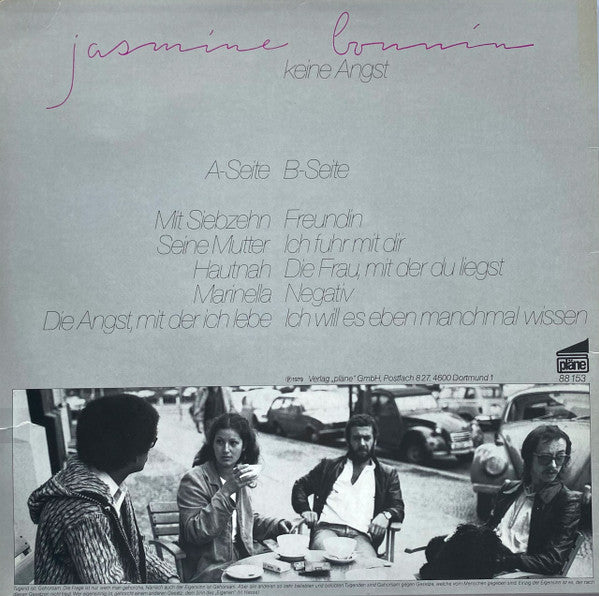Jasmine Bonnin : Keine Angst (LP, Album)