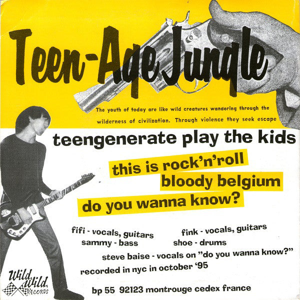 Teengenerate : Wild Wild Teengenerate (7", EP)
