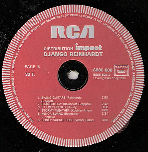 Django Reinhardt : Django Reinhardt (LP, Comp)