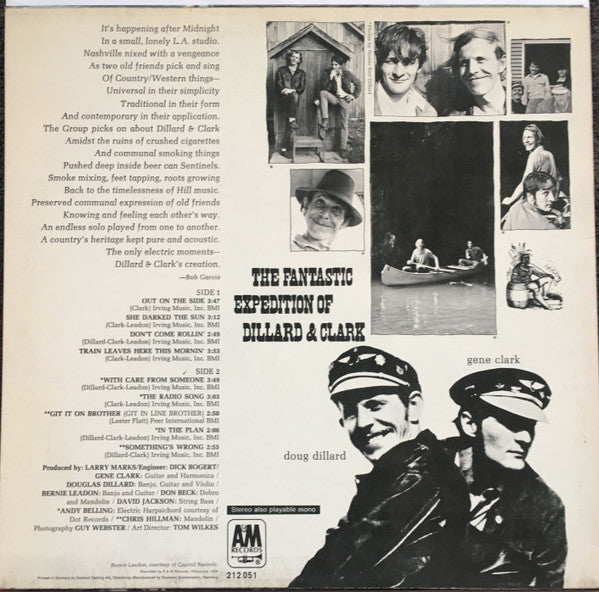 Dillard & Clark : The Fantastic Expedition Of Dillard & Clark (LP, Album)