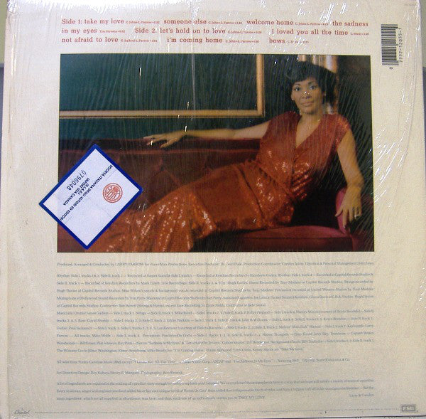 Nancy Wilson : Take My Love (LP, Album)