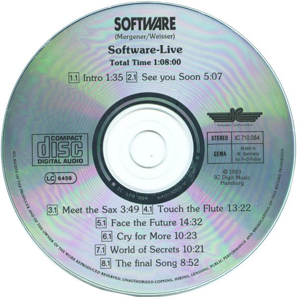 Software : The-Third-Dimension-Live-In-Concert (CD, Album, Ltd, Hol)