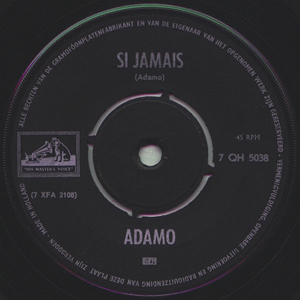 Adamo : Quand Les Roses / Si Jamais (7", Single)