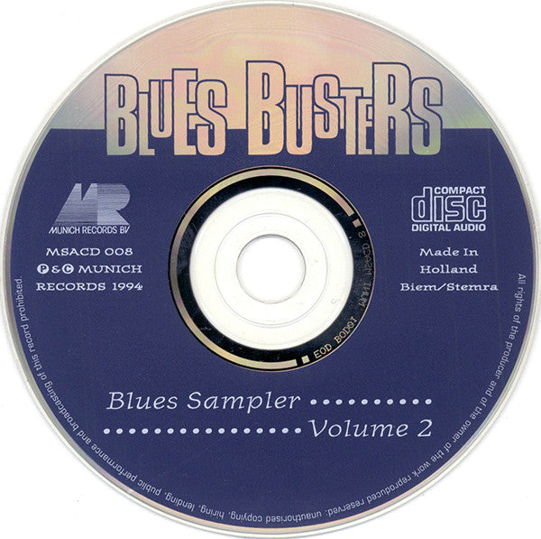 Various : Blues Busters Volume 2 (Black Top Sampler) (CD, Comp)
