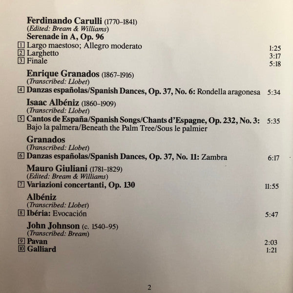 Julian Bream, John Williams (7) : Together Again (CD, Album, RP)