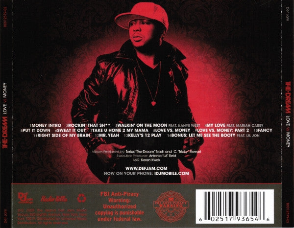 The-Dream : Love V/S Money (CD, Album)