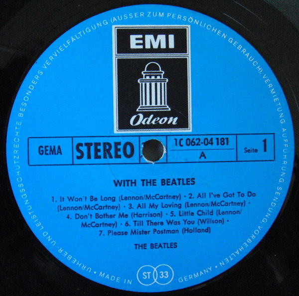 The Beatles : With The Beatles (LP, Album, RE)