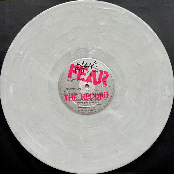 Fear (3) : The Record (LP, Album, RSD, RE, Whi + 7", Single, RE, Red)