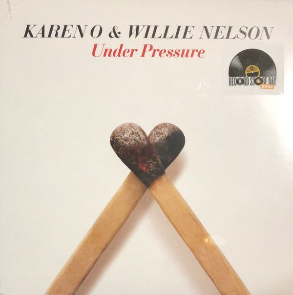 Karen O & Willie Nelson : Under Pressure (7", S/Sided, RSD, Single, Whi)