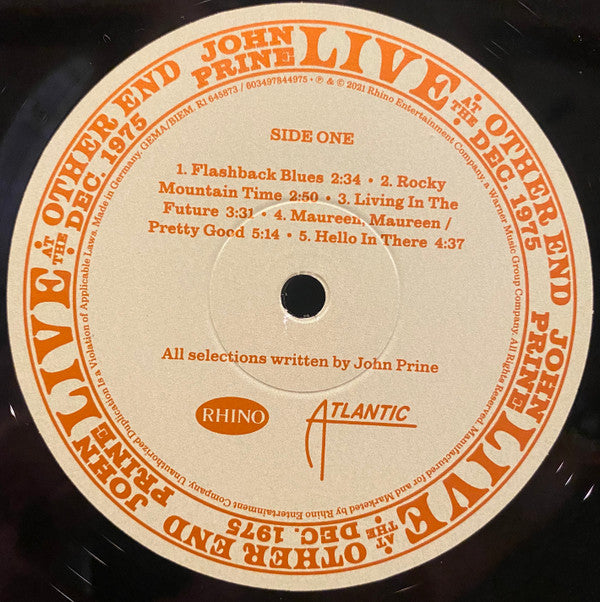 John Prine : Live At The Other End Dec. 1975 (4xLP, 180 + Box, Album, RSD, Ltd, Num)