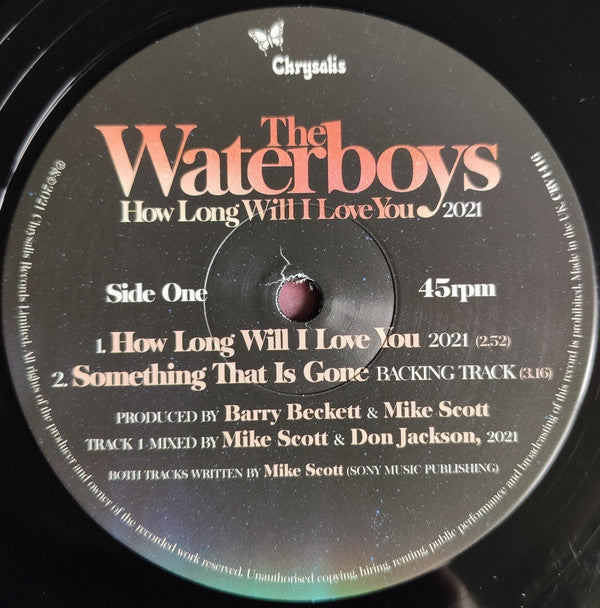 The Waterboys : How Long Will I Love You 2021 (12", RSD, Ltd)