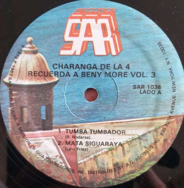 Charanga De La 4 : Recuerda A Beny Moré Vol. 3 (LP, Album)