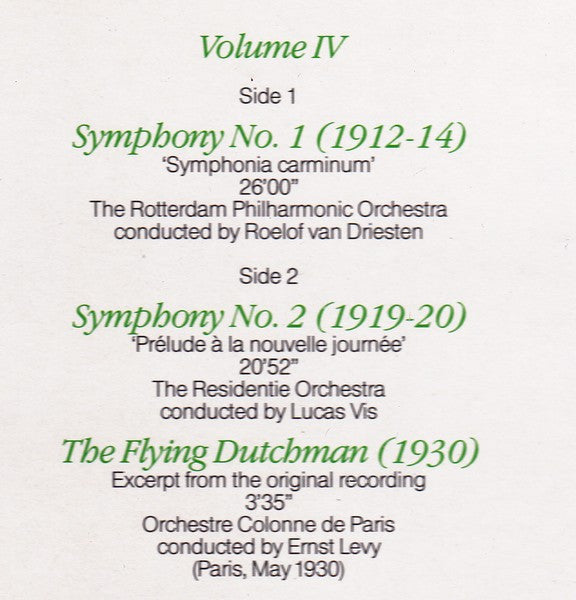 Matthijs Vermeulen : The Complete Works Of Matthijs Vermeulen - Volume IV (2xLP)