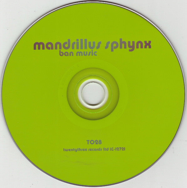 Mandrillus Sphynx : Ban Music (CD, Album)
