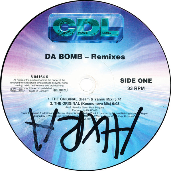 Da Bomb : The Original (Remixes) (12")