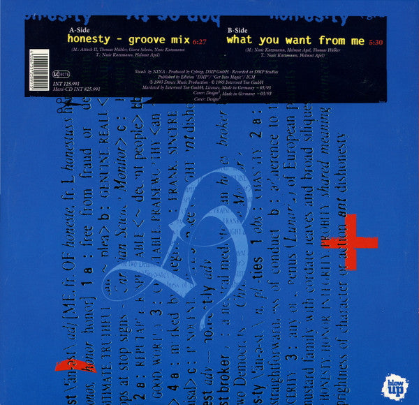 Intermission : Honesty (12")