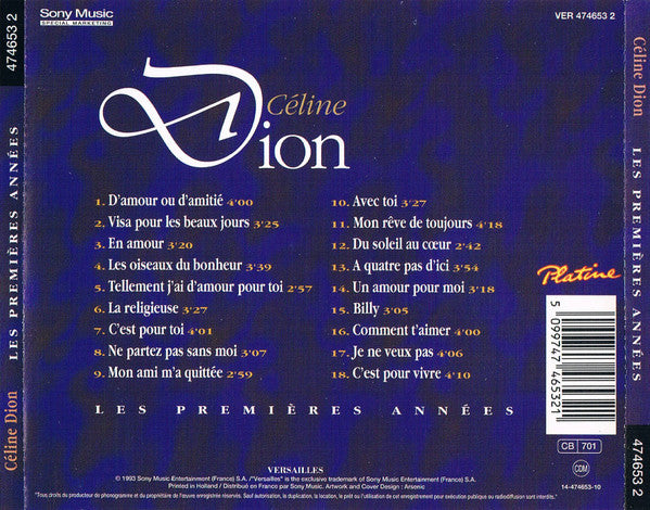 Céline Dion : Les Premières Années (CD, Comp, RE)