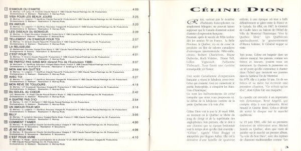 Céline Dion : Les Premières Années (CD, Comp, RE)