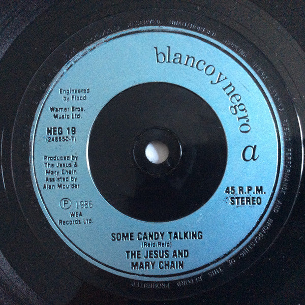 The Jesus And Mary Chain : Some Candy Talking E.P. (7", EP, RP, Blu)