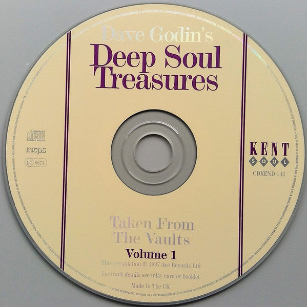 Dave Godin : Deep Soul Treasures (Taken From The Vaults...) (Volume 1) (CD, Comp, RE, RP)