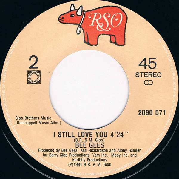 Bee Gees : Living Eyes (7", Single)