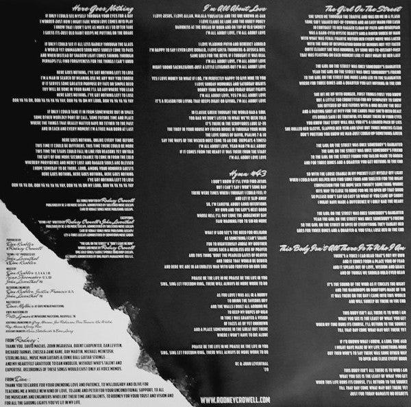 Rodney Crowell : Triage (LP, Album)