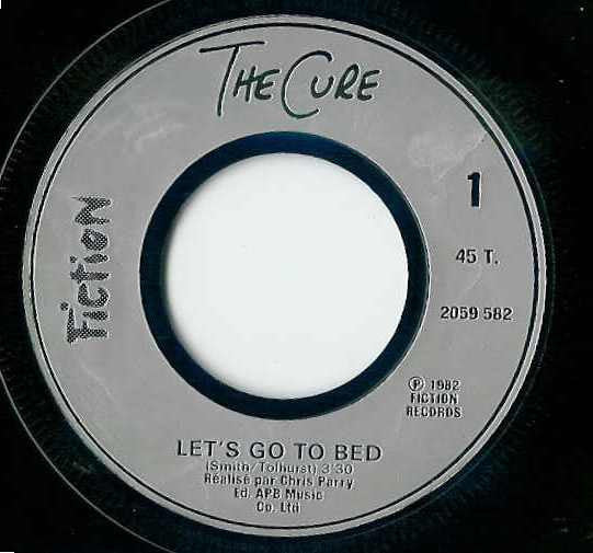 The Cure : Let's Go To Bed (7", Single)