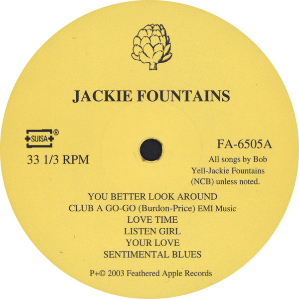 Jackie Fountains : Jackie Fountains (LP, Album, Ltd, wit)