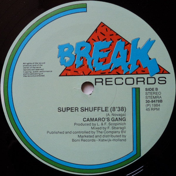 Camaro's Gang : Ali Shuffle (12")