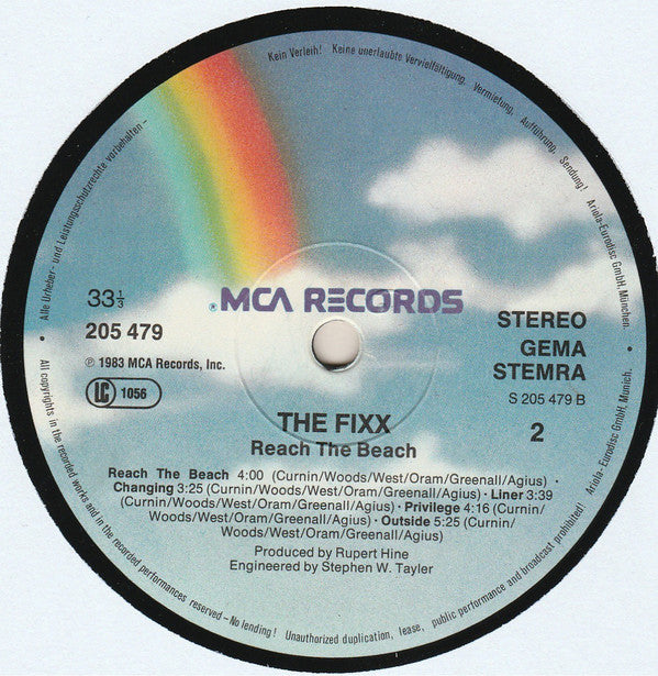 The Fixx : Reach The Beach (LP, Album)