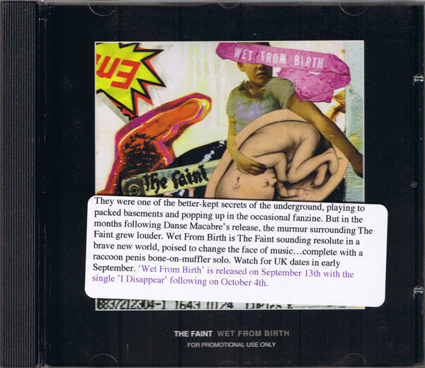 The Faint : Wet From Birth (CD, Album, Promo)
