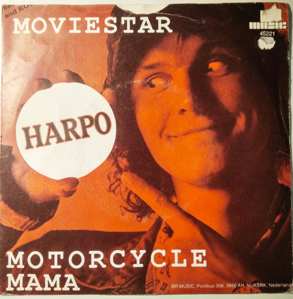 Harpo : Movie Star / Motorcycle Mama (7", Single)