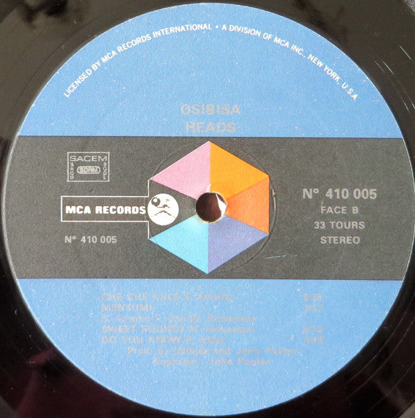 Osibisa : Heads (LP, Album)