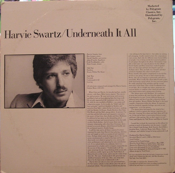 Harvie Swartz : Underneath It All (LP, Album)