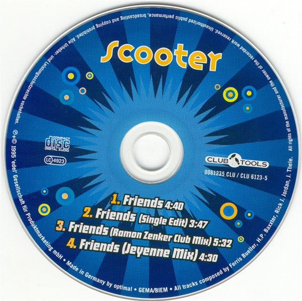 Scooter : Friends (CD, Maxi)
