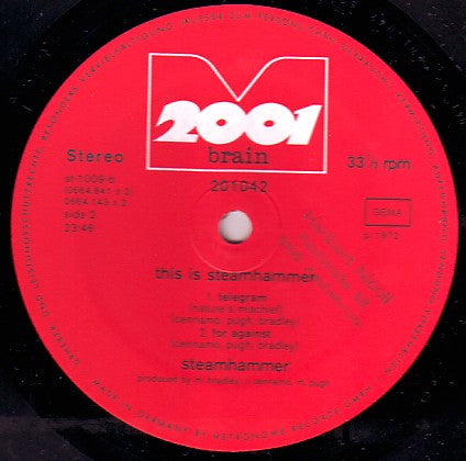 Steamhammer : This Is Steamhammer (LP, Album, RE)