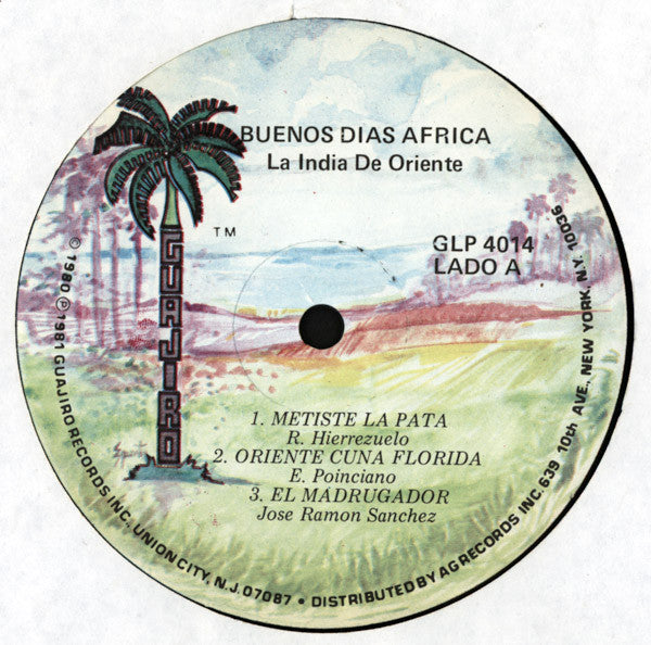 La India De Oriente : Buenos Dias Africa (LP)