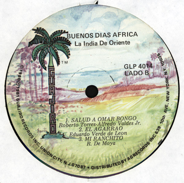 La India De Oriente : Buenos Dias Africa (LP)